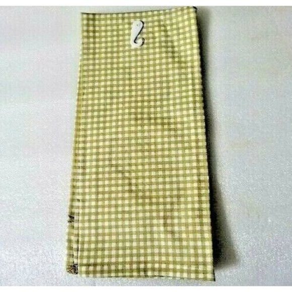 Artistic Accents Nautical Sea Shell Gold Lace Kitchen Towel Beach Cotton Tan NWT - Picture 5 of 8